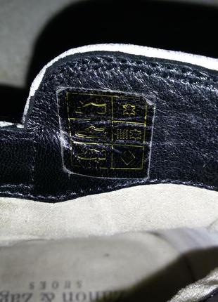 Бездоганні шкіряні  ботільйони-черевики німецького мультібренду zanon&zago,41 розмір(27,3 см)9 фото