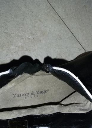 Бездоганні шкіряні  ботільйони-черевики німецького мультібренду zanon&zago,41 розмір(27,3 см)6 фото