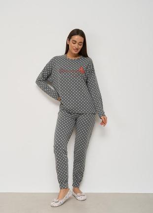 Піжама жіноча в зірочки розмір s, m, l, xl