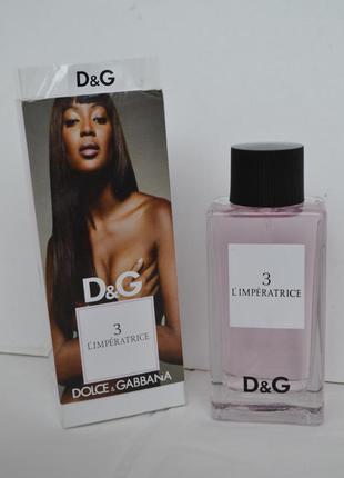 New туалетна вода dolce & gabbana 3 l ' imperatrice 100 ml