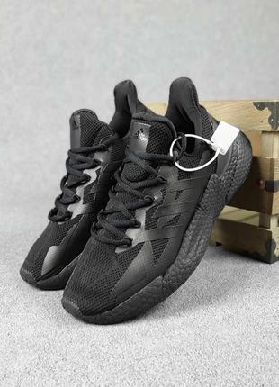 Чоловічі кросівки | adidas boost x9000 l4 | чорні | щільний текстиль, :43