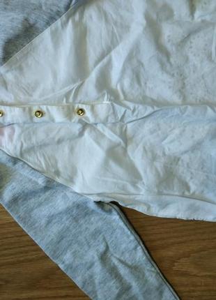 Коттоновая кофточка-блуза на 3-4 года4 фото