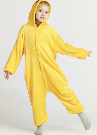 Пижама кигуруми пикачу для детей и взрослых2 фото