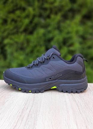 Чоловічі зимові кросівки | columbia gore-tex winter | темно-сірі | водовідштовхуючі матеріали | термо, :46