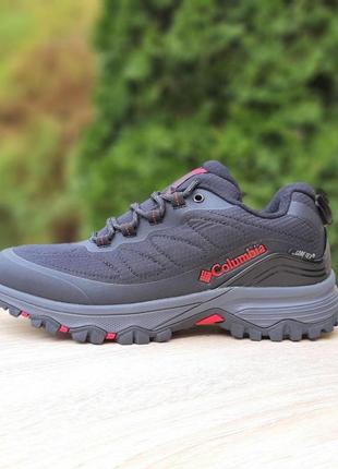 Чоловічі зимові кросівки | columbia gore-tex winter | чорно-сірі | водовідштовхуючі матеріали | термо, :41