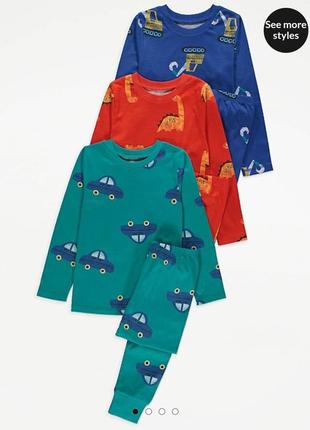 Піжама піжамка піжами george бавовна хлопчикам1 фото