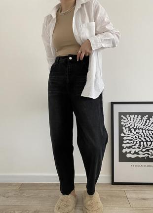 Серо-черные джинсы слоучи h&amp;m1 фото