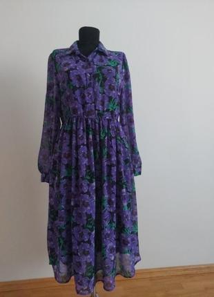 Платье шифоновое