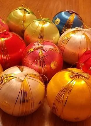 Набор новогодныхигрушек елочные украшения