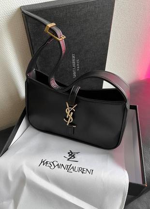 Сумка клатч ysl black premium