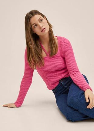 Свитер, светр, светр в’язаний, вязаный свитер, светр mango5 фото