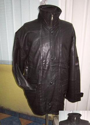 Большая кожаная мужская куртка m.flues. 66р. лот 1130