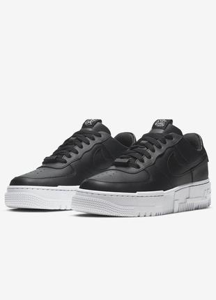 Кросівки nike air force 1 pixel black white3 фото