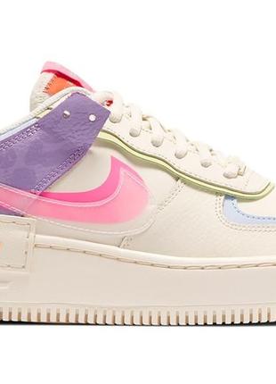 Кроссовки nike air force 1 shadow beige pale ivory (w) - cu3012-164