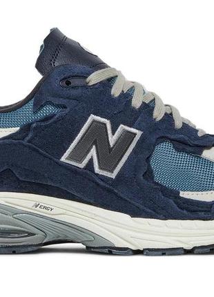 Кроссовки new balance 2002r protection pack dark navy - m2002rdf