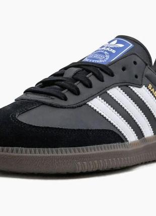 Кроссовки adidas samba og black white gum - b75807/bz00583 фото