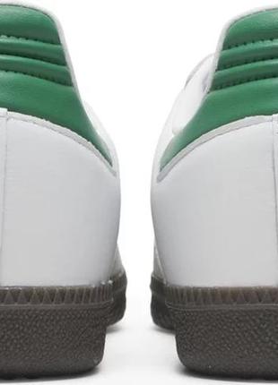Кроссовки adidas samba og footwear white green homme - ig10244 фото