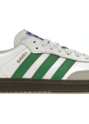 Кроссовки adidas samba og footwear white green homme - ig10241 фото