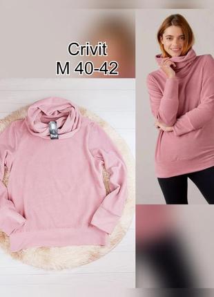 Кофта светр велюровий crivit eur m 40-42