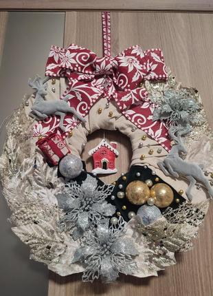 Большой новогодний венок