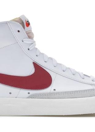 Кроссовки nike blazer mid 77 brick red - bq6806-102