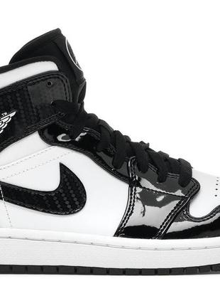 Кроссовки nike air jordan 1 mid carbon fiber all-star (2021) - dd1649-001