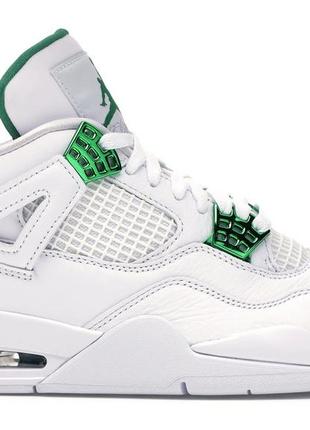 Кроссовки nike air jordan 4 retro metallic green - ct8527-113
