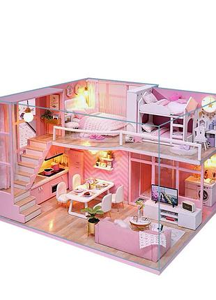 Ляльковий будинок конструктор diy cute room l-026 dream angels 3d румбокс
