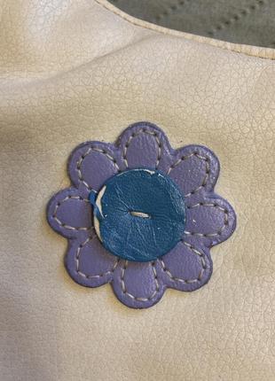 Невероятная милая винтажная сумка с цветочками3 фото