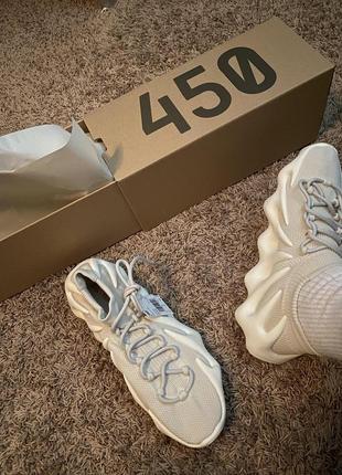 Кроссовки adidas yeezy 450 cloud white7 фото