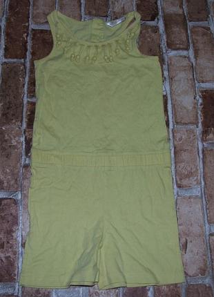 Ромпер летний комбинезон девочке 6 - 7 лет