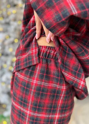 Піжама жіноча байкова фланелева розм.xs-l10 фото