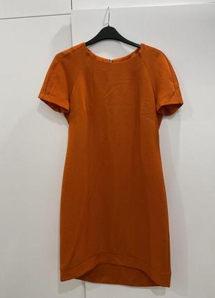 Оранжева базова сукня topshop1 фото