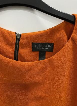 Оранжева базова сукня topshop4 фото