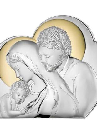 Срібна ікона свята родина (10,7 х 8,7 см) valenti 81245 2l