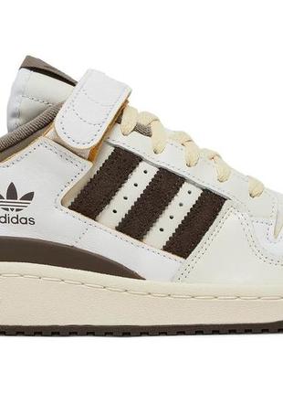 Кросівки adidas forum 84 low off white brown — gx4567