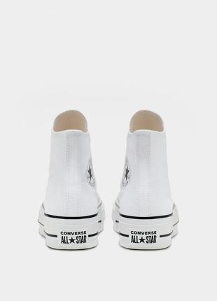 Кеды converse chuck taylor all star lift hi white5 фото