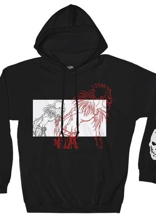 Худи черный loys анимэ death note - sketch hoodie