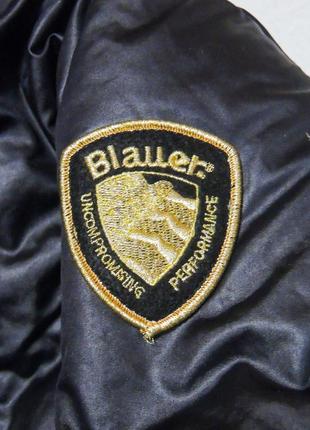 Натуральный короткий пуховик куртка пух/перо мех кролика blauer usa6 фото