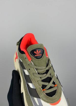 Женские кроссовки хаки adidas niteball 2 'orbit green orange' gx70897 фото