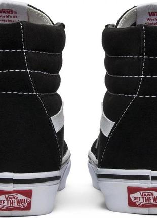 Кеды высокие vans sk8-hi black white - vn000d5ib8c4 фото