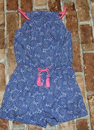 Ромпер летний комбинезон девочке 4 - 5 лет