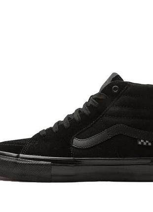 Кеды высокие vans skate sk8-hi triple black - vn0a5fccbka2 фото