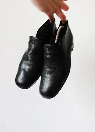 Ботинки из мятой кожи bally