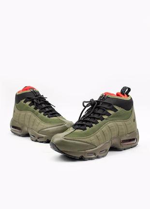 Кроссовки nike air max 95 sneakerboot medium olive - 806809-2023 фото