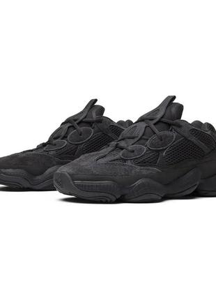 Кроссовки adidas yeezy 500 utility black - f366403 фото