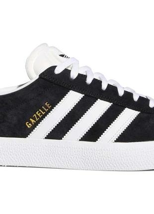 Кроссовки adidas gazelle core black cloud white gold - bb5476