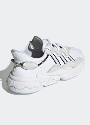 Кроссовки adidas ozweego white black grey fv25555 фото