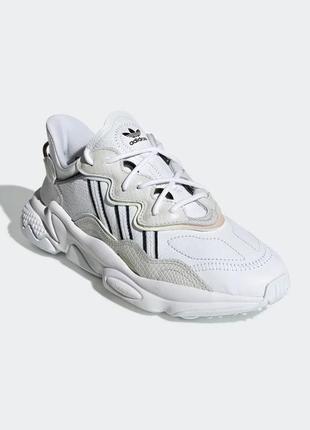 Кроссовки adidas ozweego white black grey fv25553 фото