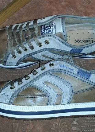 Geox - шкіряні кросівки-кеди